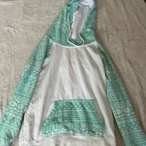 Blue and white Zumies hoodie